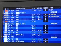 【第2区間】CTS-FUK
羽田から新千歳へは約10分遅れの12:16に到着しました。