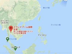 日本→バンコク（スワンナプーム国際空港）
ＡＮＡかＪＡＬを利用予定なので行きは7時間チョイですね。
