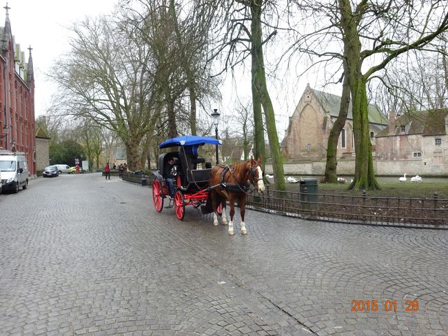 馬車が優雅に走ります