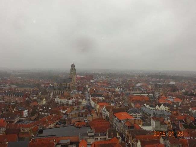 塔からの市街の景観