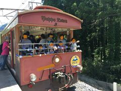 車で横川方面へ。
当時、息子が乗り鉄だったので、横川駅そばにある碓氷峠鉄道文化むらへやって来ました。
トロッコ列車に乗ってみます。