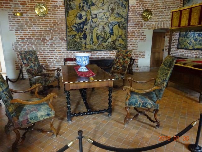 ダビンチの使用した部屋の様子