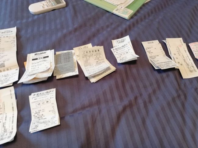 事業に関わる領収書を整理したり、