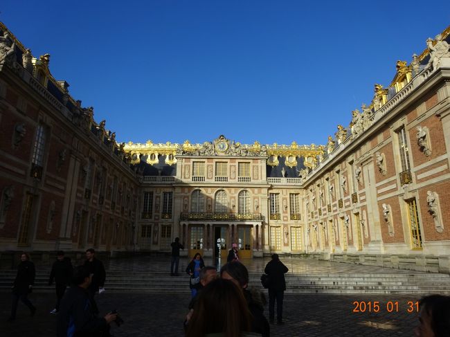 宮殿を拝観して外に出て庭園からの景観