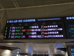 東京駅到着。
7時08分発のつばさ123号に乗車します！
まだ時間あるので、コーヒーや駅弁を購入。
