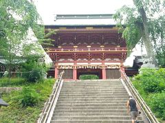 塩竈神社総門

マリンゲート塩釜から30分ほど歩いてようやく塩竈神社に到着。
私は裏参道から訪問しましたが、塩竈海道に面した表参道から石段を登って参拝するのもいいかもしれません。
