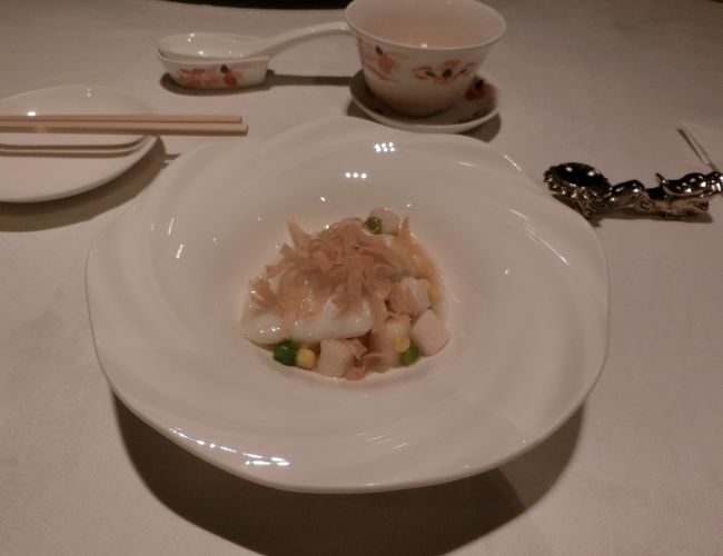 いかと貝柱の炒め物<br />この料理が私的には1番美味しかったです。