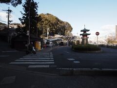 12：23　石山寺駅
京阪石山寺駅からは乗り換えなしで次の目的地の三井寺駅まで行けちゃいます。