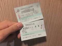 今回の旅行で使用している北海道＆東日本パスは普通列車限定で新幹線は乗れないが、『北海道新幹線「新函館北斗～新青森」間内の相互発着の場合に限り、別に特定特急券をお買い求めいただければ立席（空いている席）が利用可能です。』との但し書きがあるのだ。
立席と書いてあっても開いている席は座ってOK。そもそも「はやぶさ」には自由席が無い。