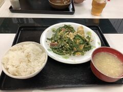 夕飯は「出川哲郎の充電させてもらえませんか」で立ち寄ったいちぎん食堂に歩いて行ってきました。沖縄と言えばゴーヤチャンプルーってことで、ゴーヤチャンプルー定食を注文しました。メニューが多く、何にしようかとすごく悩みました。