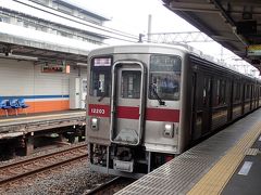 先ずは家から最寄りの東武鉄道牛田駅まで行きました。
11：37発 北千住駅行に乗ります。
