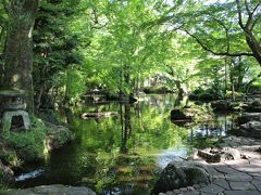 そして涼し気な緑が目に優しい、岐阜公園を横切って・・
一旦、駐車場に戻りました。