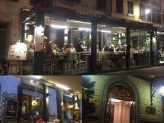 19時半、お腹もすいてきたので、中央市場向かいのレストラン「Trattoria Vecchio Mercato」で夕食。気候もよく治安もまだ大丈夫そうだったので（笑）テラス席に案内して貰いました。