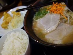 関空から大阪難波へ。最後のご飯は、難波ウォークのコタンのラーメン。裏切らない美味しさ。