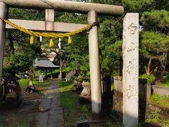 弁天岩を観光するのに白山神社ああり駐車場がありましたのでこちらに止めて歩いて弁天岩まで行きましので、帰りに白山神社を観光させて頂きました。