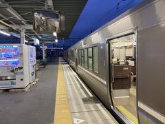 駅まで路線バスで戻って
播州赤穂駅から大阪に向かいました