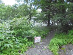 大正池で下車。ロープをくぐって下さい。との事。本当はここへ戻れと言うことですが。誰もいないし貸切だー