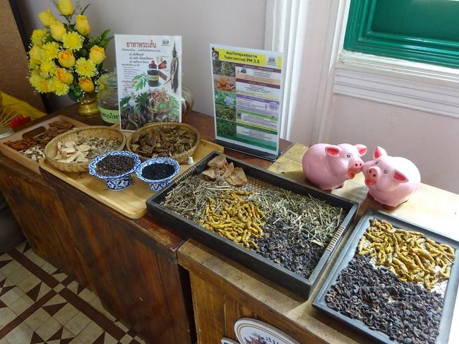 アバイブーベ病院　プラチンブリー <br /><br />まずは博物館を見学<br />使われているハーブ<br />