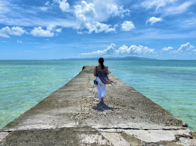 そして中心地から5分程で西桟橋に到着！<br />サンセットが有名らしいのですが、日中でもこの美しさ♪