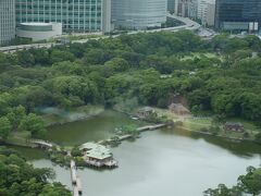 お部屋からの景色。
浜離宮庭園。