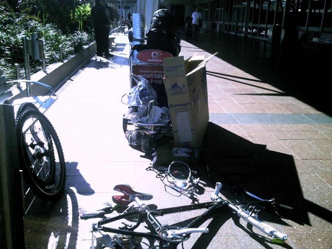 オーストラリア自転車横断 夫婦