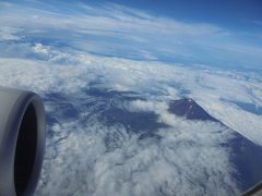 富士山　見えました。