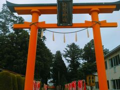 次は日本三大稲荷と言われる竹駒神社です。岩沼駅の南側で、徒歩10分位の所にあります。写真は裏の参道の鳥居です。