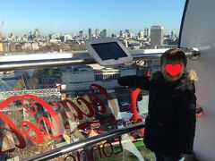 ロンドンアイに搭乗！お天気が良く、ロンドンの街が一望できました。
満足度★★★★☆