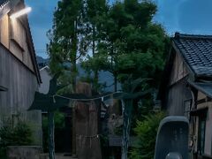 妖怪神社で朝の参拝