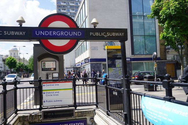 Notting Hill Gate Stationへ到着♪<br />いよいよだーーーーー！！