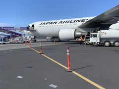 機内、ガラガラでしたが無事到着！
エコノミー4列独占状態で快適でした(笑)

入国審査終えて、ハーツレンタカーまでバス移動