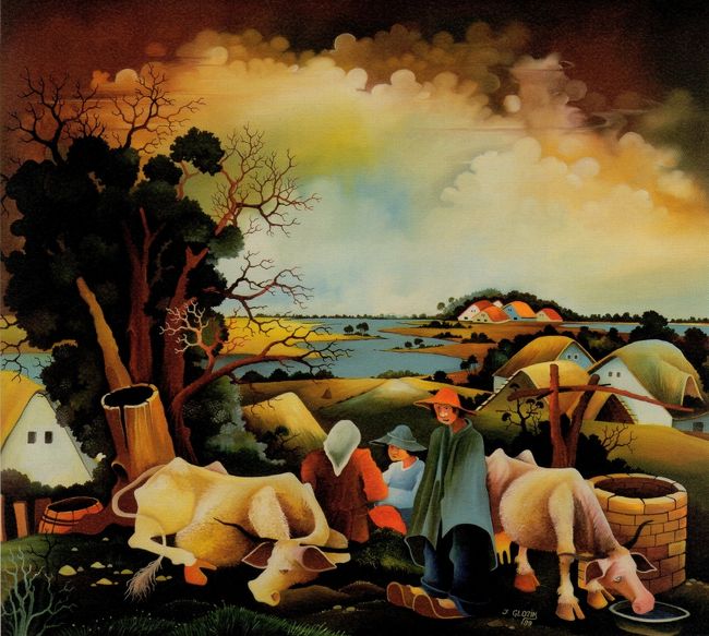 ユーゴスラビアのナイーブ派絵画　素朴派 素朴なマティヤに会いにいく✨ 【クロアチア・ナイーブ・アート