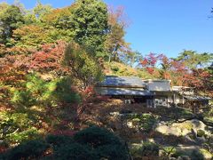 池のまわりを回遊する小路を歩くと、山徳記念館が見えてきました。この中には、徳明園と洞窟観音を作った山田徳蔵氏の資料が展示されています。