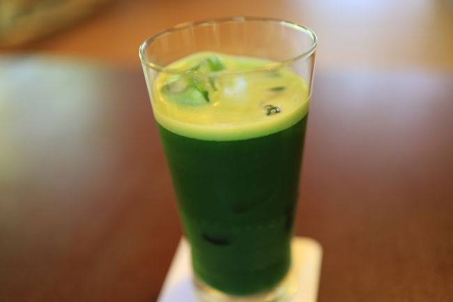 冷抹茶もいただきました。