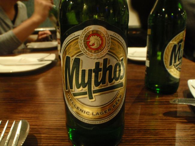 7/29の夜、ギリシャレストランの様子