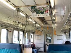11時前にホテルの車で出発し、塩山駅に到着。
ギリギリ、松本行の普通電車に間に合いました。
11時20分発です。
