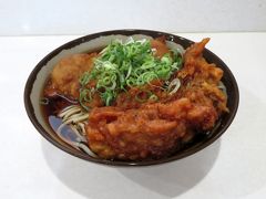 我孫子名物、からあげそばでお昼。