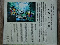 なべくら渓。
村内に信号1ヶ所、コンビニ無しと言う奈良県の北東端、山添村へやって来ました。
駐車場に車を停めると、いきなり見た事の無い不思議な光景が目の前に