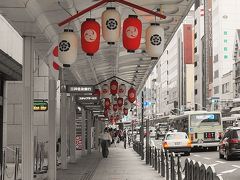 四条通は、祇園祭の雰囲気。