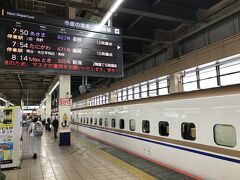 大宮駅から北陸新幹線603E「あさま603号」に乗車します。

乗車するのは新潟新幹線車両センター所属のF27編成です。2020年1月に導入された一番新しいE7の編成で新車の香りがしました。