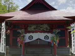 増毛厳島神社。
増毛町の名にちなみ、髪に不安を抱える
みなさんが神にすがりに訪れるそうです。