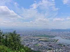 獅子の霊巌にて高松市内の風景を堪能