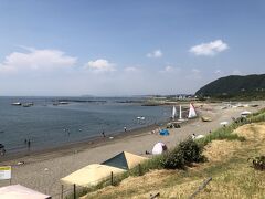 大浜海岸。葉山公園からの眺め。