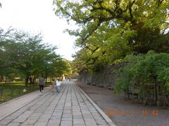 和歌山城に到着。お城がある公園内には動物園もあるそうです。