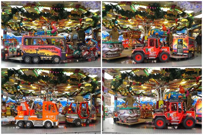 楽しそうなメリーゴーランド！