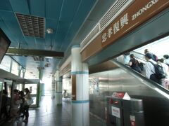 木柵線に乗りに来たのです。あ、今は木柵線じゃなくて文山線？文山内湖線？
