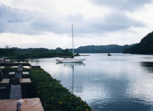 ヨットも停泊しています。