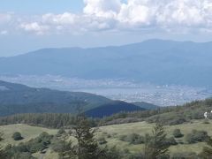 入笠山から諏訪湖