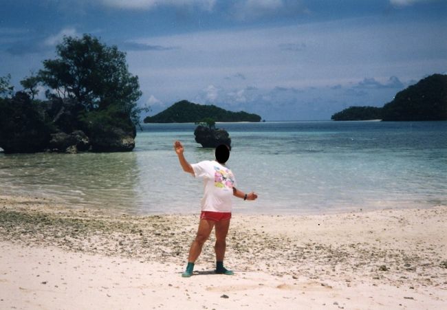 ガルメアウス上陸。潮が引いています。