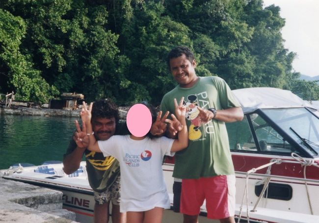 スタッフと。今回でパラオにはまりました。